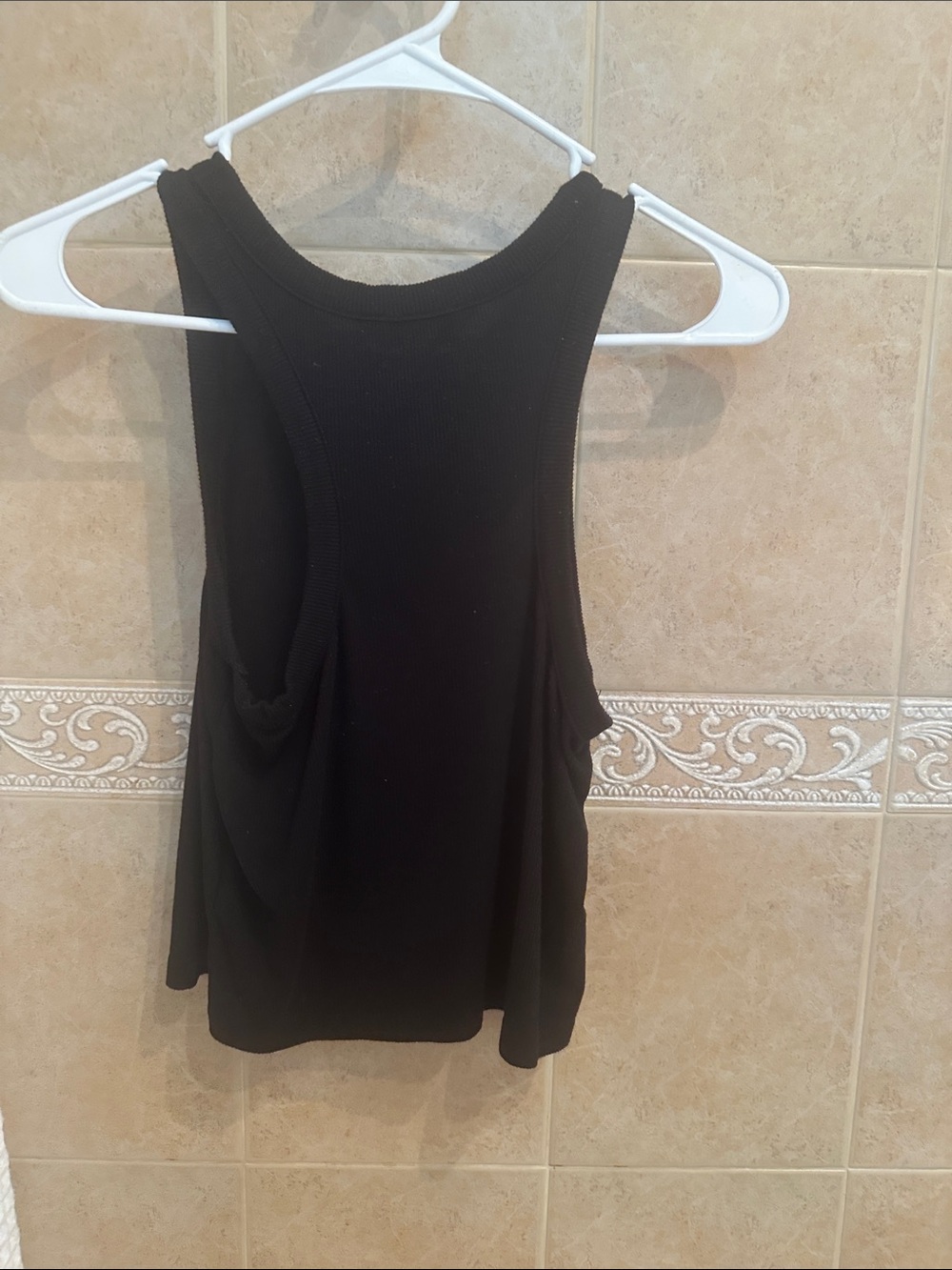 Splits59 Black Ribbed Racer Tank Top - Picture 5 of 5
